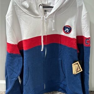 NWT Chicago Cubs New Era Cooperstown Collection Women’s 3XL Zip-Up Hoodie